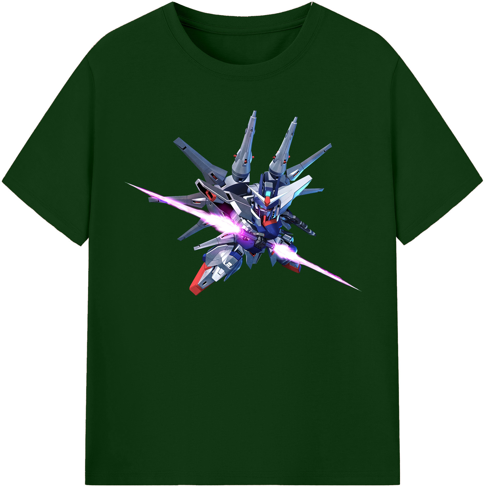 （画像用） 機動戦士ガンダム Mobile Suit Gundam 綿100％半袖Tシャツ（フロントプリント）